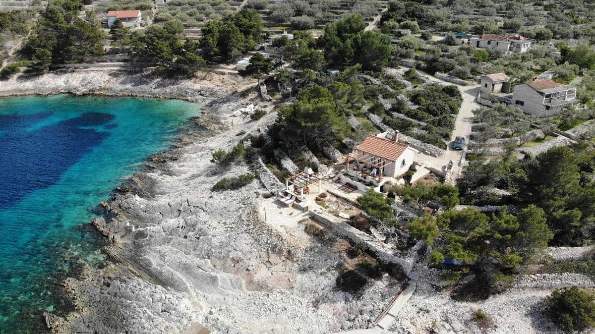 Shoreline aerial view