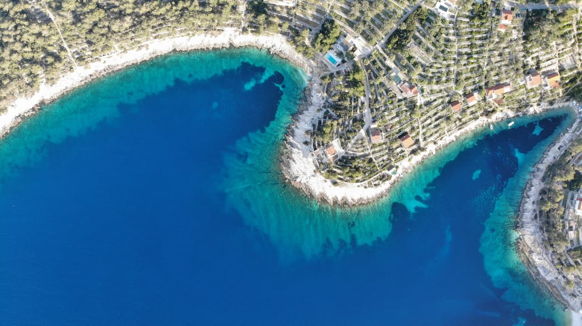 Dalmatian coastline panorama