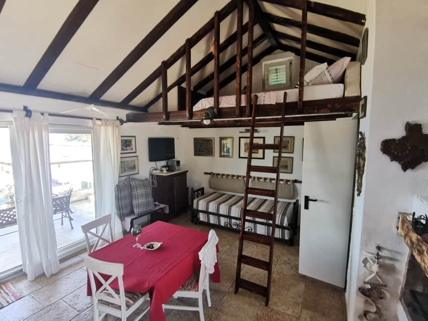 Dining area with garden view