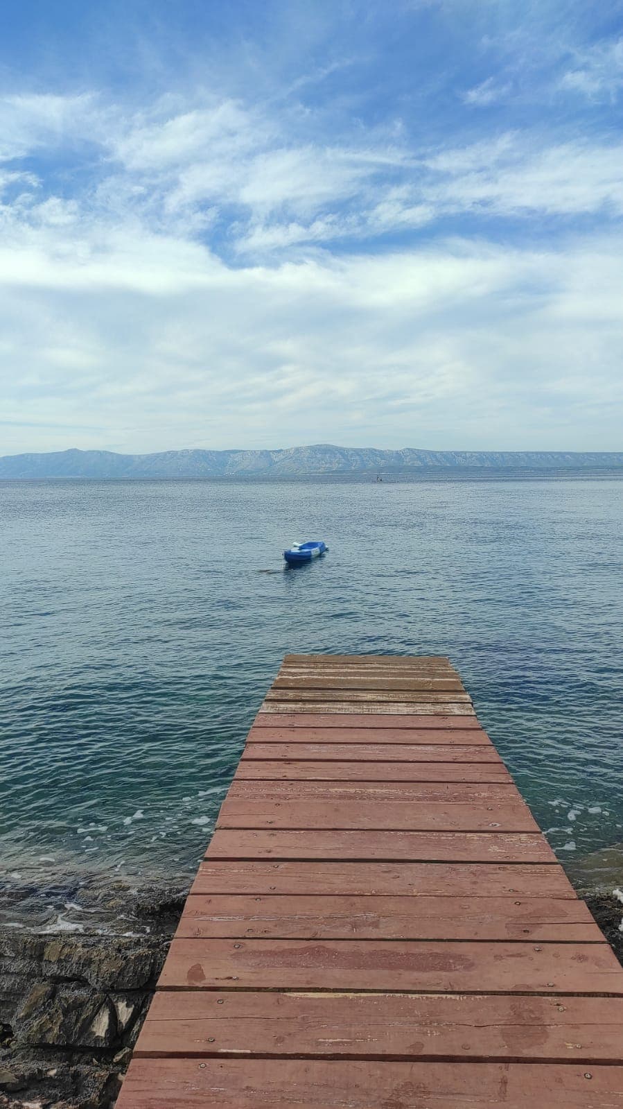 Dock leading out to the sea